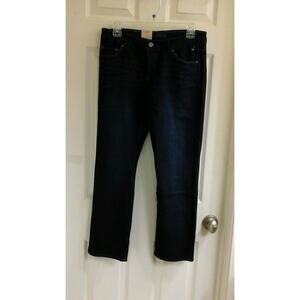 LEVI'S, jeans Young Girl's plus size 12 1/2 slim straight, dark wash NWT $40